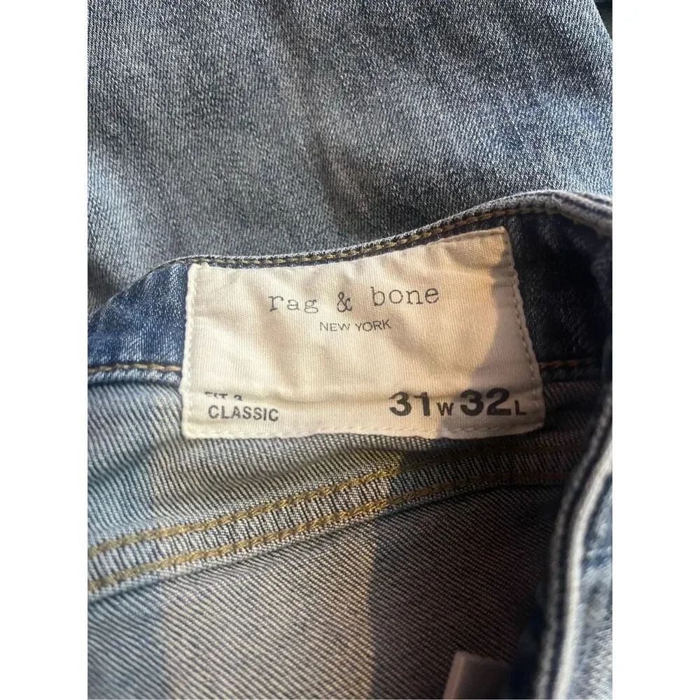 Rag & Bone classic denim jeans size 31x32 - Picture 8 of 10